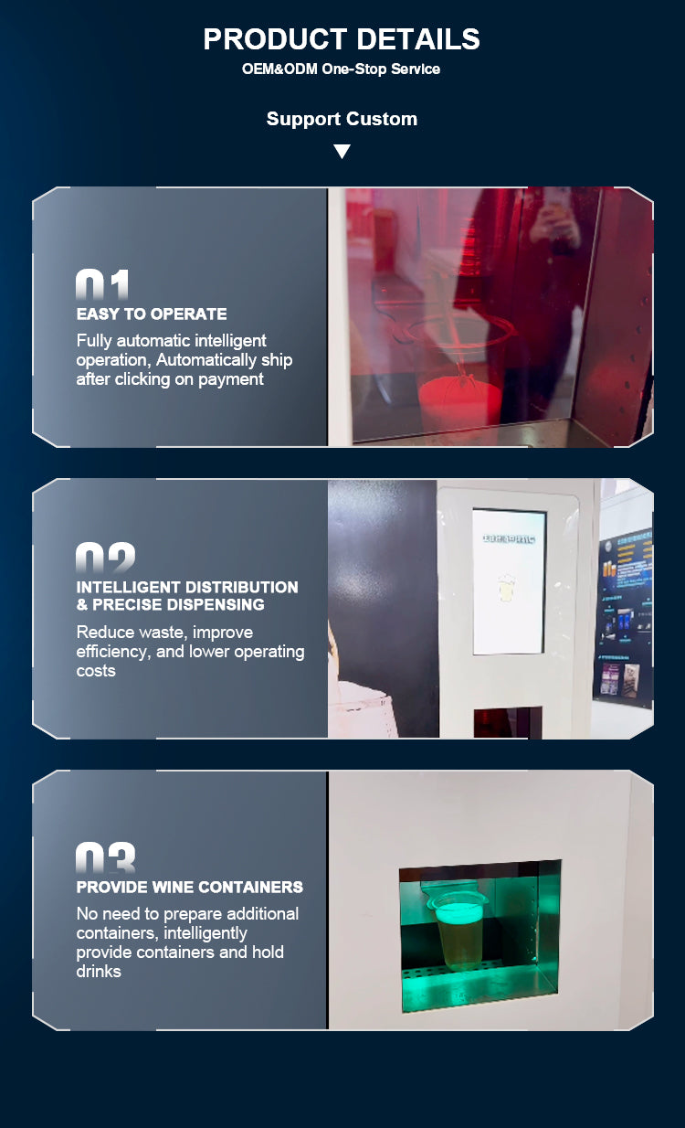 Self-Service Beer Vending Machine with Contactless Payment and Cloud Management