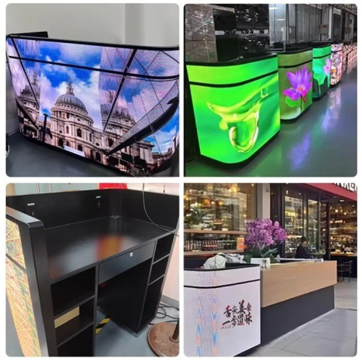 Mobile LED Counter Screen — Portable Reception & DJ Booth Display