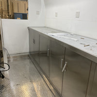 Enclosed Mobile Food Trailer — Towable Concession Cart image preview