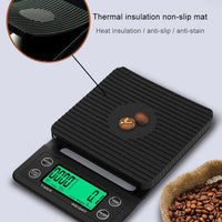 Digital Coffee Scale with Timer — 3 kg, 0.1 g image preview