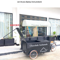 Electric Cargo Tricycle Coffee Bike — Mobile Food Cart image preview