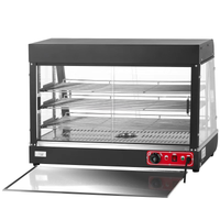 Commercial Stainless Steel Heated Food Display Showcase — 3-Tier image preview