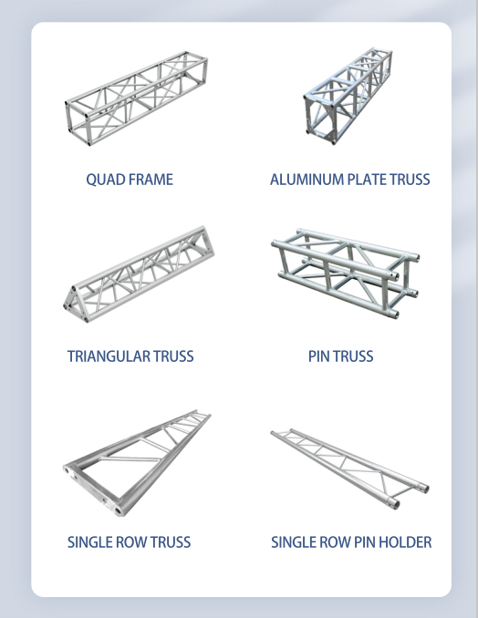 Portable Aluminum Stage Platform — Modular Concert & Event Staging, panel sizes 1×1 m, 1.22×1.22 m, 1×2 m, 1.22×2.44 m