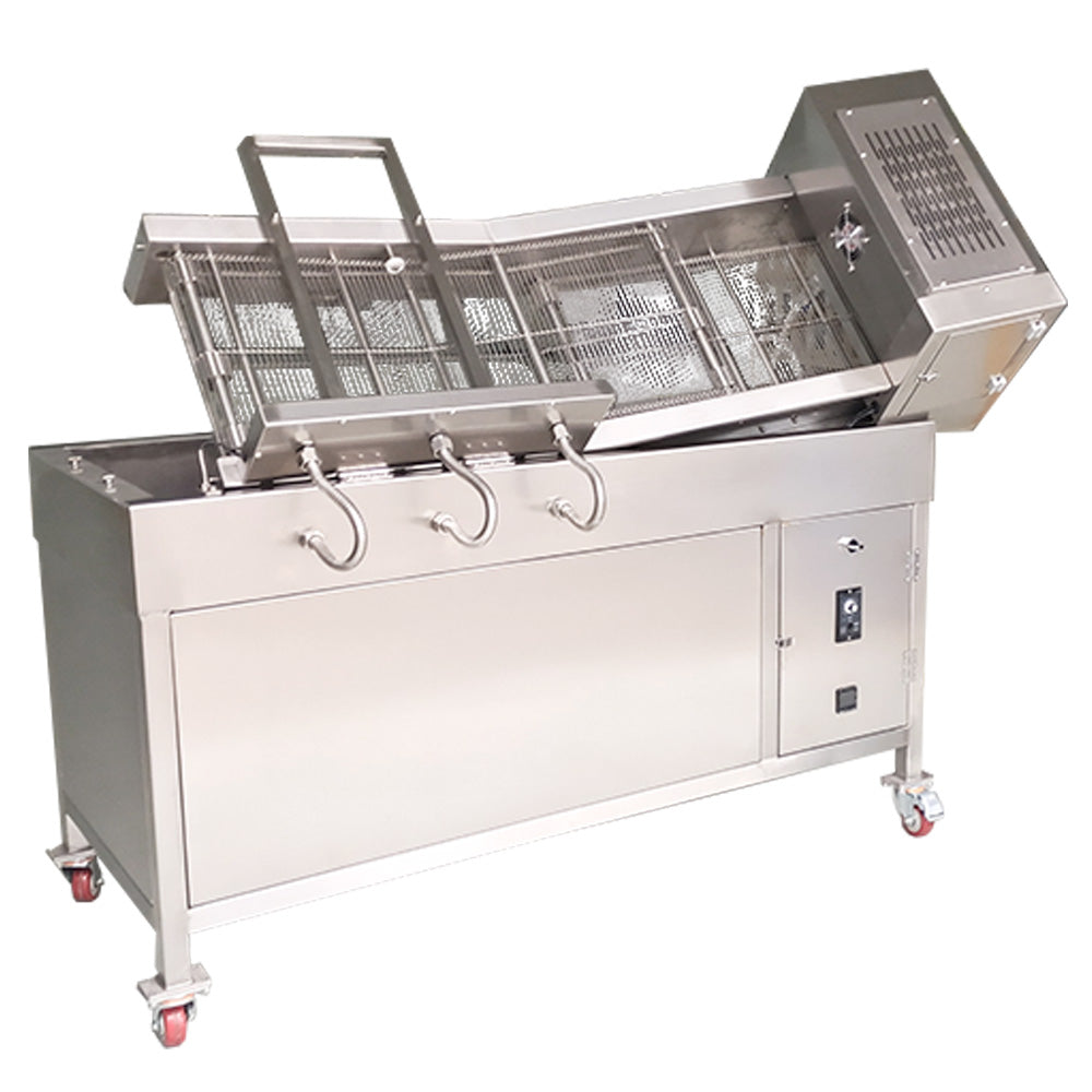 Automatic Bagel Boiling & Frying Machine — Electric