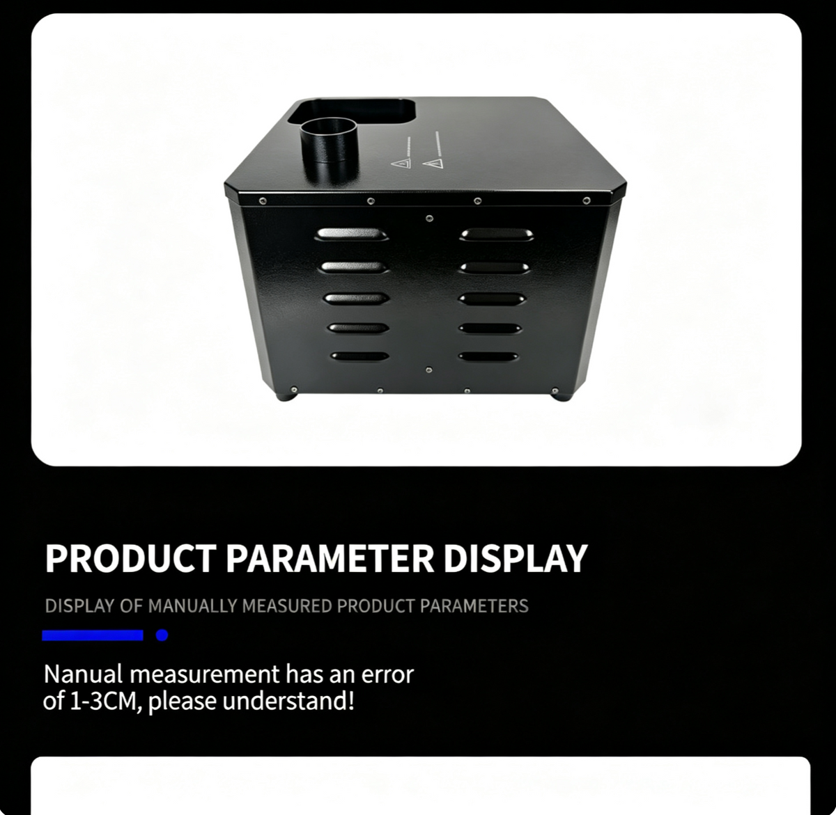 3000W DMX512 Color Fog Jet Machine — Remote Control
