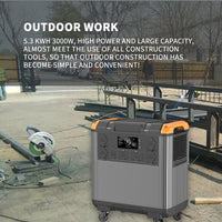 Portable Solar Power Station — 3000W, 5376Wh LiFePO4 image preview