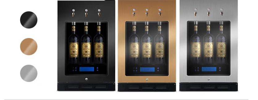 Wine Dispenser Cooler — 6-Bottle Chiller with 3 Spouts