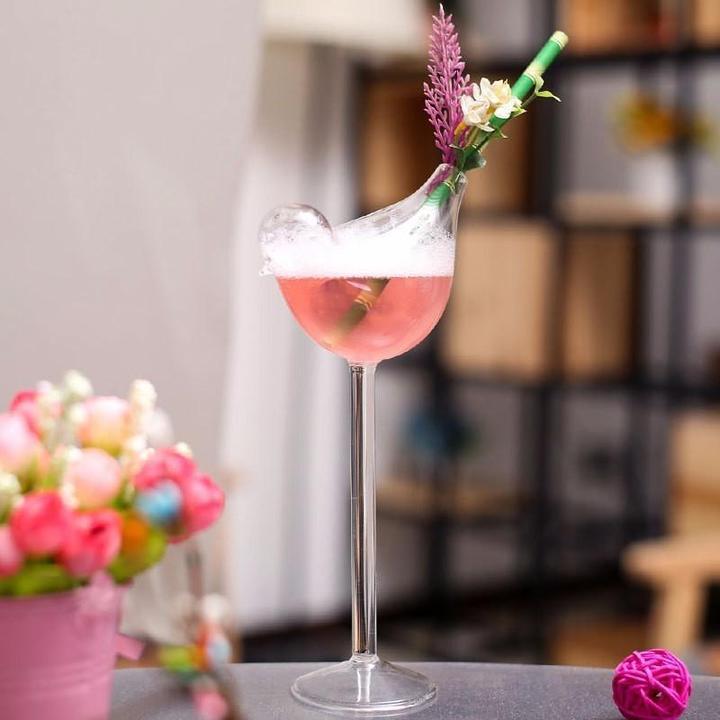 Sparrow Bird Cocktail Glass