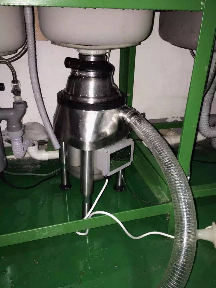 Commercial Food Waste Disposer — 1.2 HP Stainless Steel