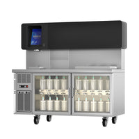 Automatic Bubble Tea Machine with Refrigerated Counter image preview