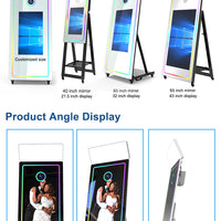 Magic Mirror Photo Booth with Camera, Flash &amp; Printer image preview