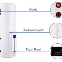 Commercial Storage Water Heater — Stainless Steel Tank, 150–500 L image preview