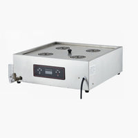 Commercial 4-Tier Countertop Dim Sum Steamer — Stainless Steel image preview