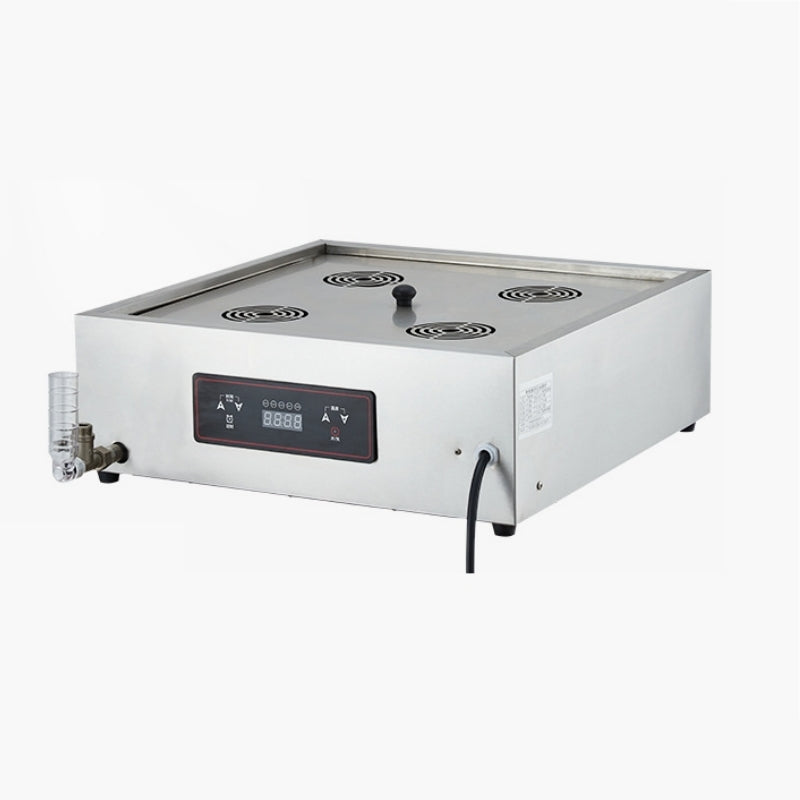 Commercial 4-Tier Countertop Dim Sum Steamer — Stainless Steel