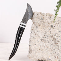 Sheep Horn Incense Knife with Ebony &amp; Wood Handle image preview