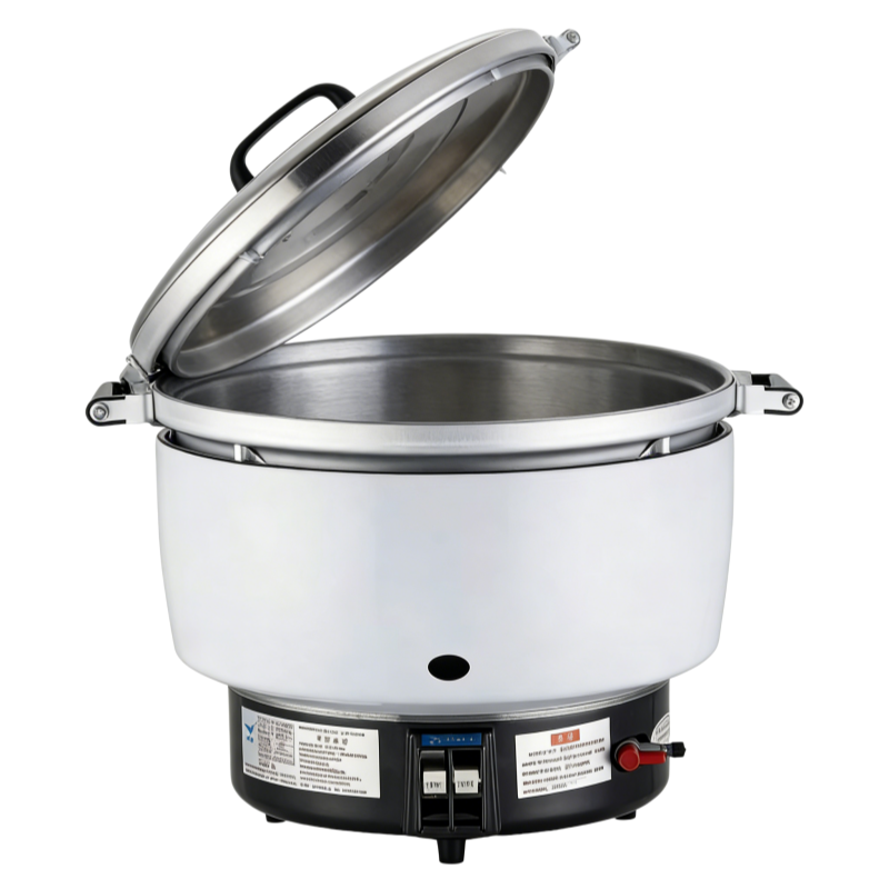 Commercial Gas Rice Cooker — Stainless Steel, Multi-Capacity
