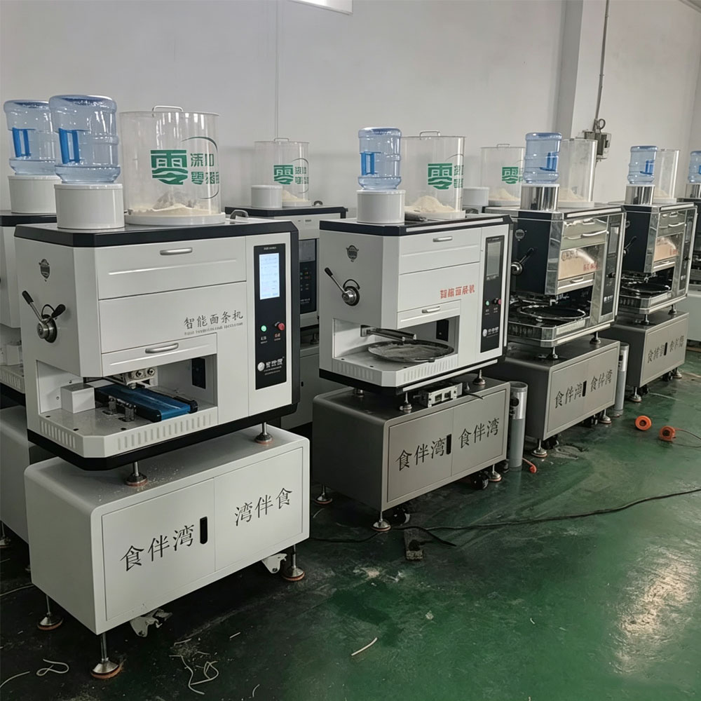 Commercial Automatic Fresh Noodle Machine — Stainless Steel