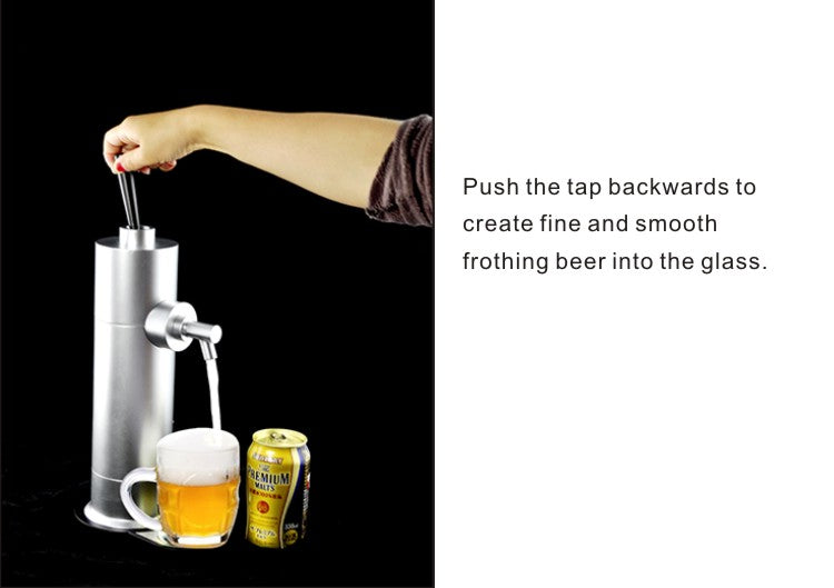 Ultrasonic Canned Beer Foamer & Dispenser