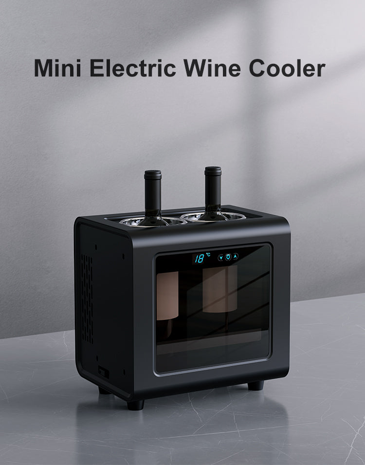Thermoelectric Mini Wine Cooler — 2-Bottle