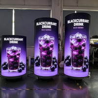 Can-Shaped Cylinder LED Video Display — Custom Digital Signage image preview