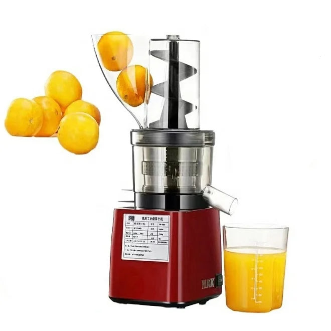 Commercial Spiral Slow Juicer — Twin-Gear Cold Press for Ginger, Apple & Hard Produce