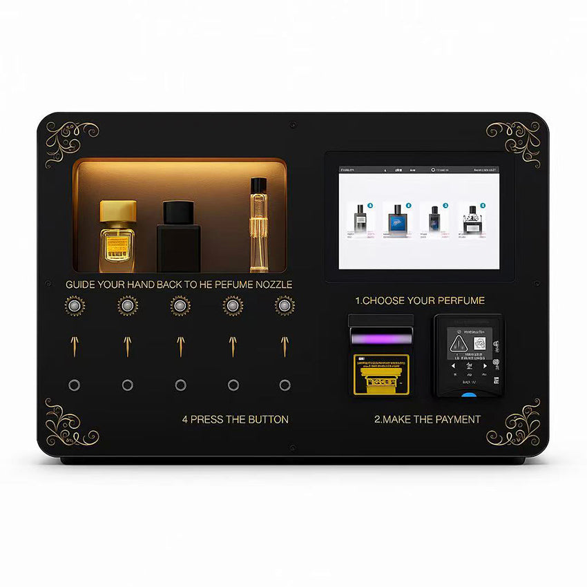 Máquina expendedora de perfume y colonia — pantalla táctil, 100 ml