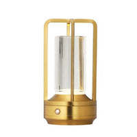Cordless Rechargeable LED Table Lamp — Touch Dimmable, Aluminum image preview
