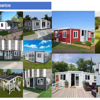 Vista previa de la imagen de Expandable Container House — Flat-Pack Modular Cabin