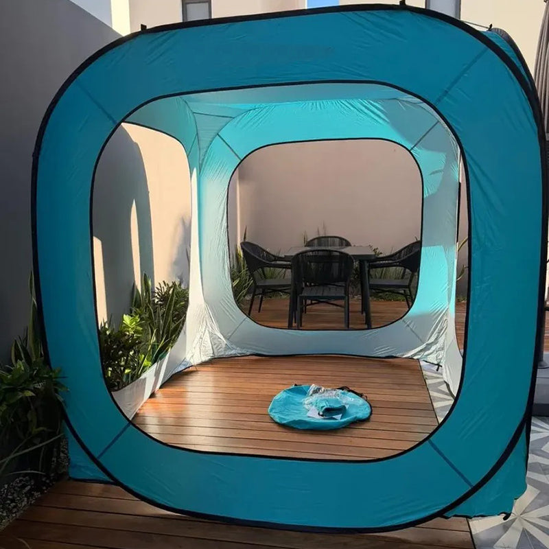 Pop-Up Beach Cabana Sun Shelter — Waterproof UV-Protection Tent