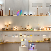 Rechargeable Wooden Flameless LED Candle Lamp — Warm White image preview