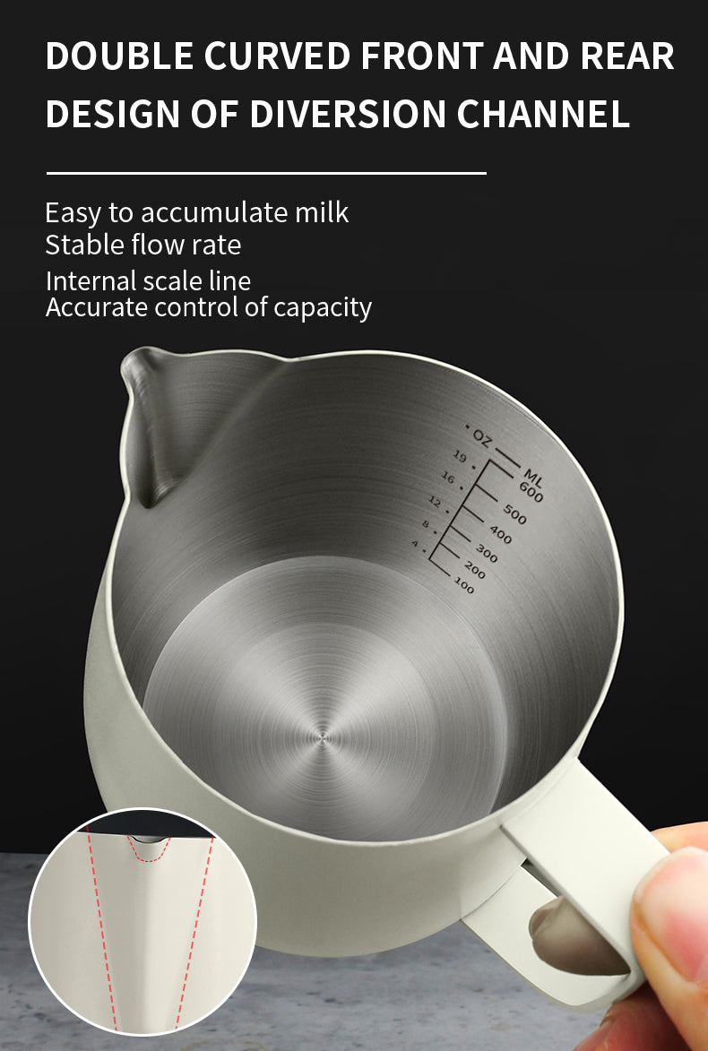 Stainless Steel Milk Frothing Pitcher — 700 ml