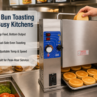 Conveyor Bun Toaster — Vertical, Adjustable Speed image preview
