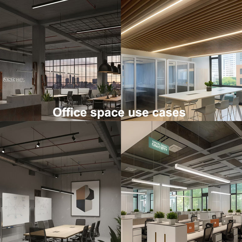 Linear LED Pendant Light — Modular Aluminum Profile