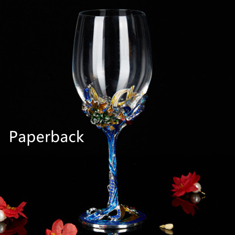 Limited Edition Iris and Crane Enamel Glasses Collection