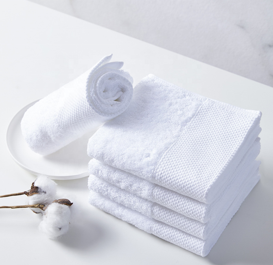 Embroidered Cotton Hotel Towels
