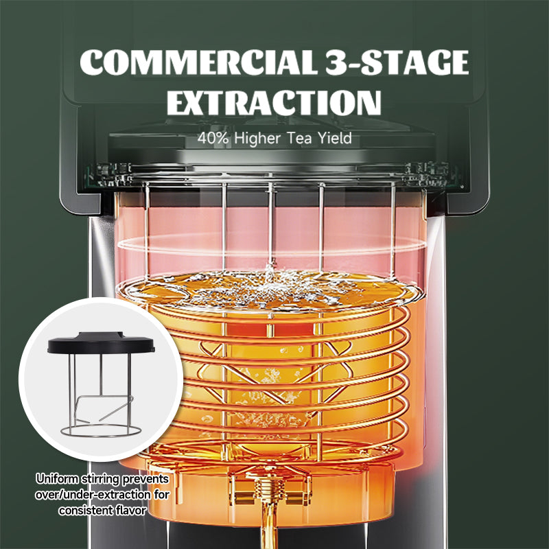 Commercial Automatic Tea Brewer — 5.5L Stainless Steel