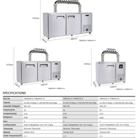 Commercial Draft Beer Kegerator — Dual Cooling, 2–12 Tap image preview