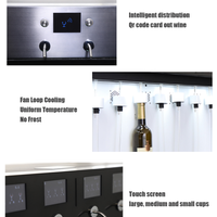 Automatic Wine Dispensing System — Lighted Stainless Steel Cooler image preview