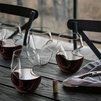 Stemless Whiskey Glass — 16 oz Borosilicate Tumbler image preview