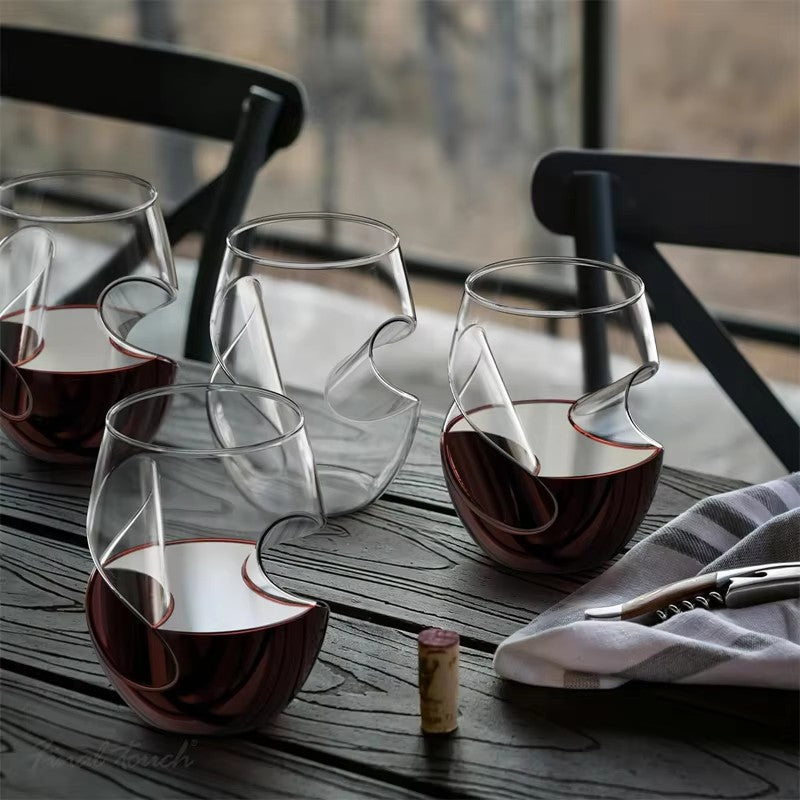 Stemless Whiskey Glass — 16 oz Borosilicate Tumbler
