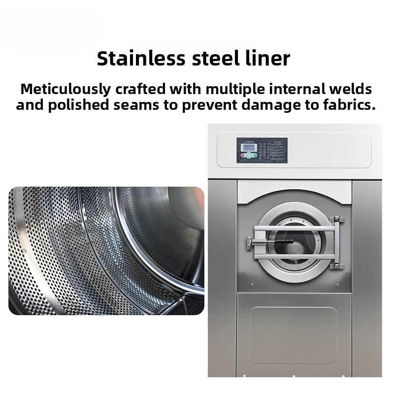 Commercial Washer-Extractor & Dryer — Integrated Hotel Laundry Line