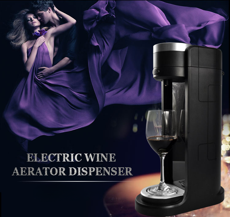 Electric Wine Aerator & Dispenser with Cooling Cup