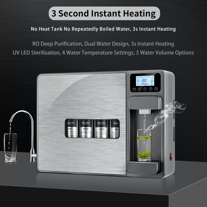 Smart Ultrafiltration Water Purifier & Instant Hot Dispenser — UV Sterilization