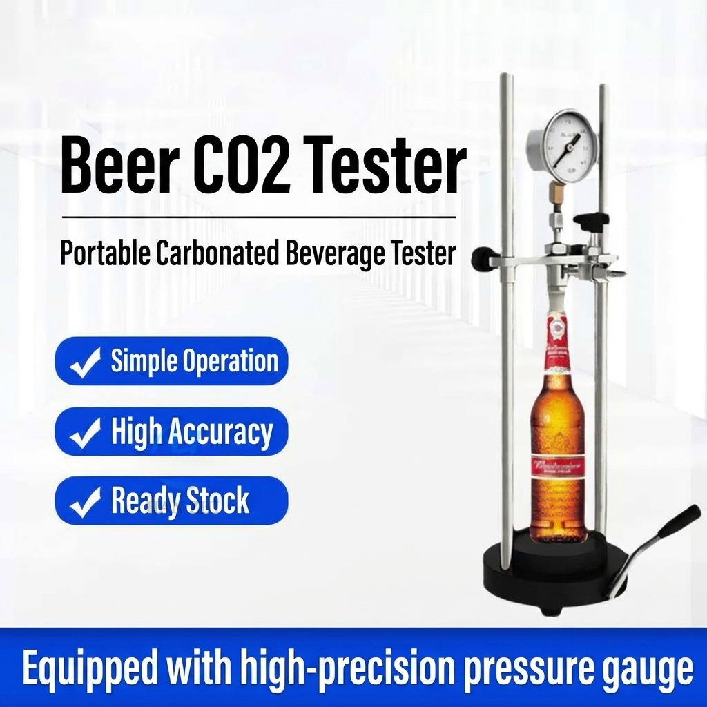 Portable CO2 Volume Tester for Carbonated Drinks