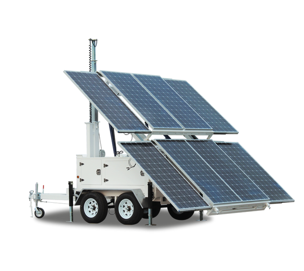 Mobile Solar Lighting Tower — Trailer-Mounted Off-Grid Power Station