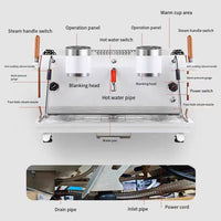 Commercial Semi-Automatic Espresso Machine — Touchscreen, 1- or 2-Group image preview