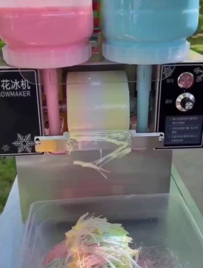 Korean Bingsu Snow Ice Shaver Machine — 4-Barrel Commercial
