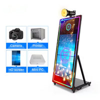Magic Mirror Photo Booth with Camera, Flash &amp; Printer image preview