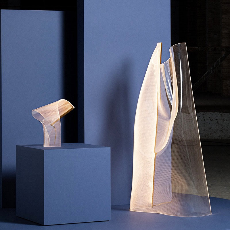Modern Geometric Acrylic LED Floor Lamp