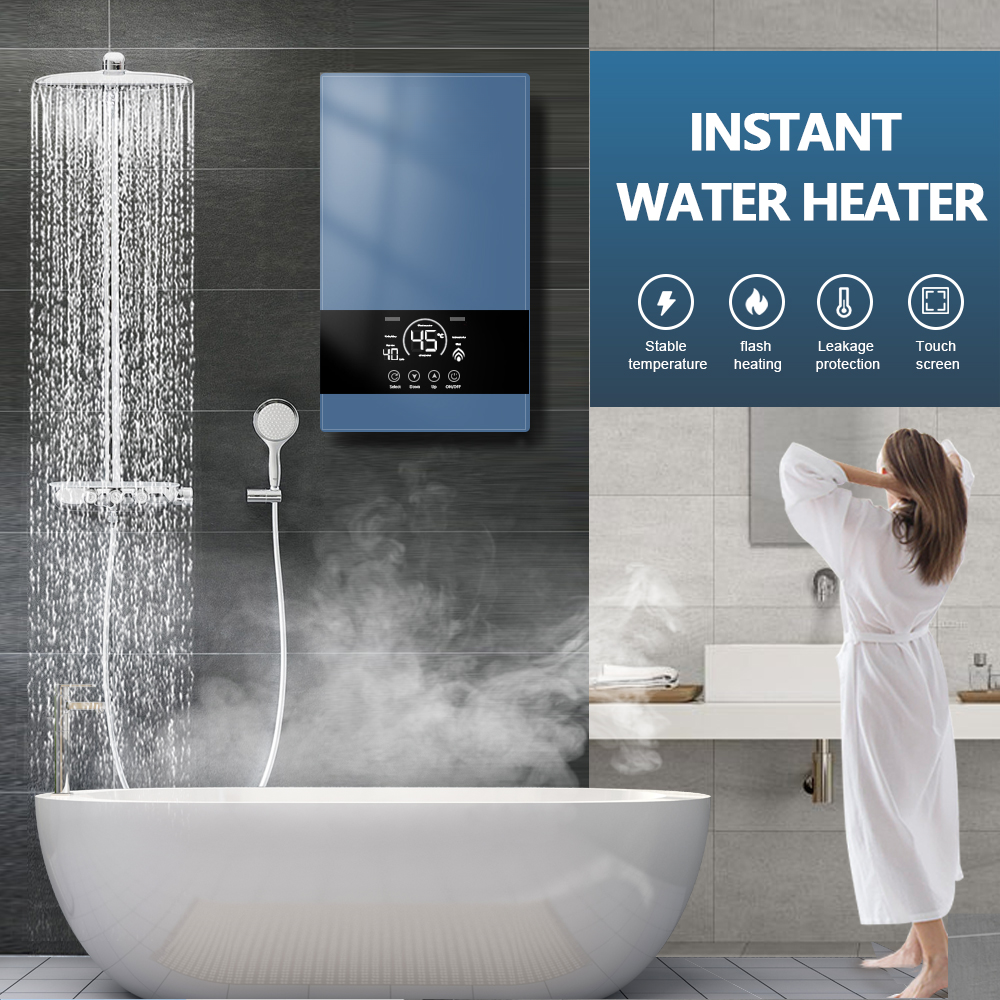 Tankless Electric Instant Water Heater — 8500 W, Touch Control